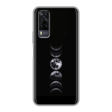 Силиконовый чехол на Vivo Y31 с принтом женский