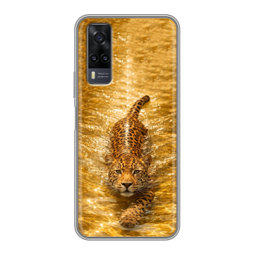 Силиконовый чехол на Vivo Y31 с принтом женский