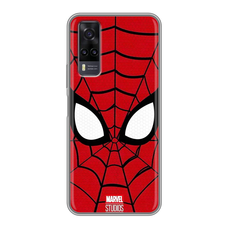 Силиконовый чехол на Vivo Y31 с принтом человек паук spiderman Силиконовый чехол на Vivo Y31 с принтом человек паук spiderman