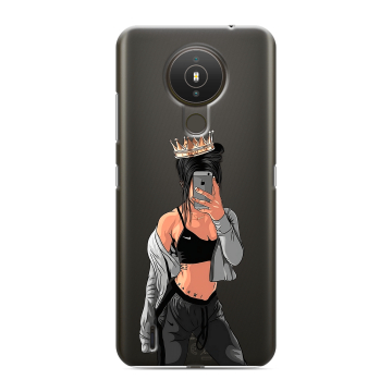 Силиконовый чехол на Nokia 1.4 с принтом Женские принты Силиконовый чехол на Nokia 1.4 с принтом Женские принты
