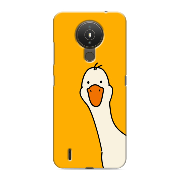 Силиконовый чехол на Nokia 1.4 с принтом Утка Силиконовый чехол на Nokia 1.4 с принтом Утка