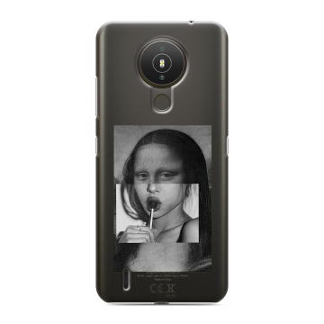 Силиконовый чехол на Nokia 1.4 с принтом Мона Лиза Силиконовый чехол на Nokia 1.4 с принтом Мона Лиза