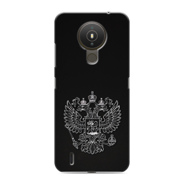 Силиконовый чехол на Nokia 1.4 с принтом Герб России Силиконовый чехол на Nokia 1.4 с принтом Герб России