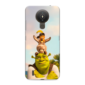 Силиконовый чехол на Nokia 1.4 с принтом Шрек Shrek