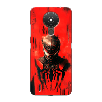 Силиконовый чехол на Nokia 1.4 с принтом человек паук spiderman Силиконовый чехол на Nokia 1.4 с принтом человек паук spiderman