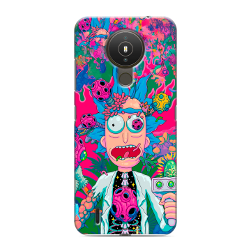 Силиконовый чехол на Nokia 1.4 с принтом Рик и Морти Rick Morty Силиконовый чехол на Nokia 1.4 с принтом Рик и Морти Rick Morty