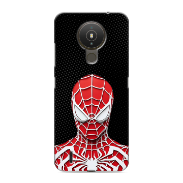 Силиконовый чехол на Nokia 1.4 с принтом человек паук spiderman Силиконовый чехол на Nokia 1.4 с принтом человек паук spiderman