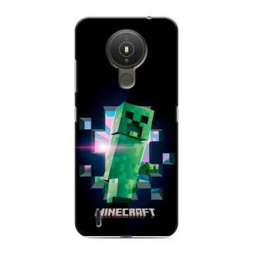 Силиконовый чехол на Nokia 1.4 с принтом Майнкрафт Minecraft Силиконовый чехол на Nokia 1.4 с принтом Майнкрафт Minecraft