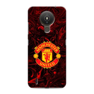 Силиконовый чехол на Nokia 1.4 с принтом Manchester United