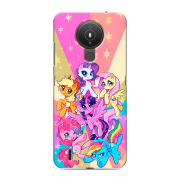 Силиконовый чехол на Nokia 1.4 с принтом My little pony Дружба чудо Силиконовый чехол на Nokia 1.4 с принтом My little pony Дружба чудо