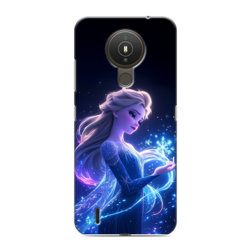Силиконовый чехол на Nokia 1.4 с принтом Холодное сердце Frozen Силиконовый чехол на Nokia 1.4 с принтом Холодное сердце Frozen