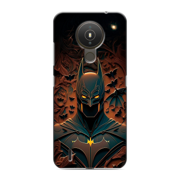 Силиконовый чехол на Nokia 1.4 с принтом Batman Бэтмен