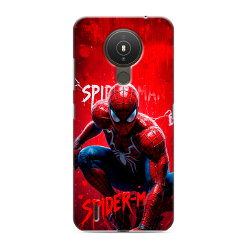 Силиконовый чехол на Nokia 1.4 с принтом Spiderman Человек паук
