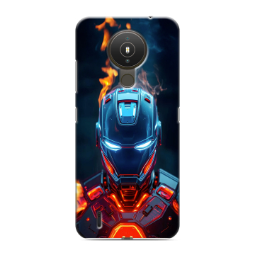 Силиконовый чехол на Nokia 1.4 с принтом IronMan Железный человек Силиконовый чехол на Nokia 1.4 с принтом IronMan Железный человек