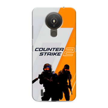 Силиконовый чехол на Nokia 1.4 с принтом Counter Strike Силиконовый чехол на Nokia 1.4 с принтом Counter Strike