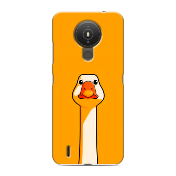 Силиконовый чехол на Nokia 1.4 с принтом Смешная утка