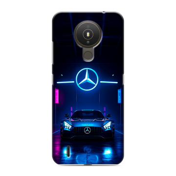 Силиконовый чехол на Nokia 1.4 с принтом Mercedes Мерседес Силиконовый чехол на Nokia 1.4 с принтом Mercedes Мерседес