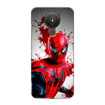Силиконовый чехол на Nokia 1.4 с принтом Spiderman Человек паук Силиконовый чехол на Nokia 1.4 с принтом Spiderman Человек паук