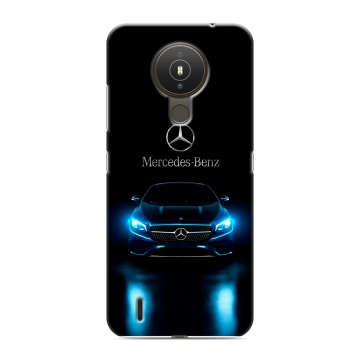 Силиконовый чехол на Nokia 1.4 с принтом Mercedes Мерседес Силиконовый чехол на Nokia 1.4 с принтом Mercedes Мерседес