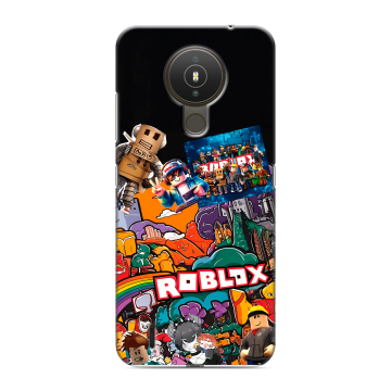 Силиконовый чехол на Nokia 1.4 с принтом Roblox Роблокс Силиконовый чехол на Nokia 1.4 с принтом Roblox Роблокс