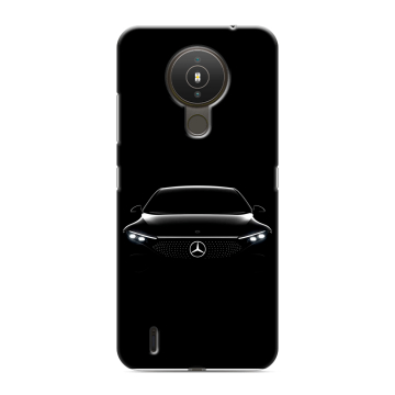 Силиконовый чехол на Nokia 1.4 с принтом Mercedes Мерседес Силиконовый чехол на Nokia 1.4 с принтом Mercedes Мерседес