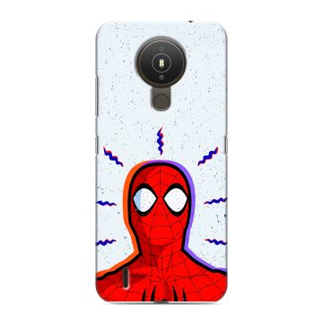 Силиконовый чехол на Nokia 1.4 с принтом Spiderman Человек паук