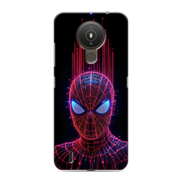 Силиконовый чехол на Nokia 1.4 с принтом Spiderman Человек паук Силиконовый чехол на Nokia 1.4 с принтом Spiderman Человек паук