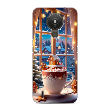 Силиконовый чехол на Nokia 1.4 с принтом Новый год