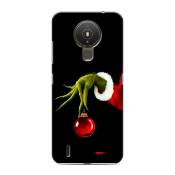 Силиконовый чехол на Nokia 1.4 с принтом Новый год Гринч