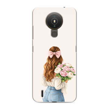 Силиконовый чехол на Nokia 1.4 с принтом женский Силиконовый чехол на Nokia 1.4 с принтом женский