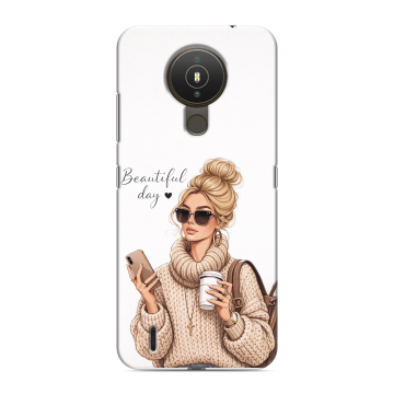 Силиконовый чехол на Nokia 1.4 с принтом женский Силиконовый чехол на Nokia 1.4 с принтом женский