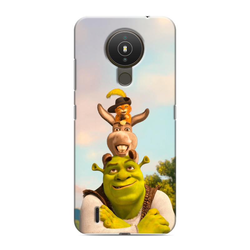 Силиконовый чехол на Nokia 1.4 с принтом Шрек Shrek Силиконовый чехол на Nokia 1.4 с принтом Шрек Shrek