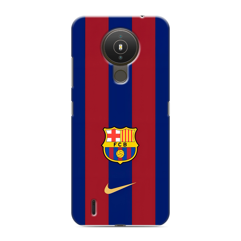 Силиконовый противоударный чехол на Nokia 1.4 с принтом Барселона Barcelona Силиконовый противоударный чехол на Nokia 1.4 с принтом Барселона Barcelona