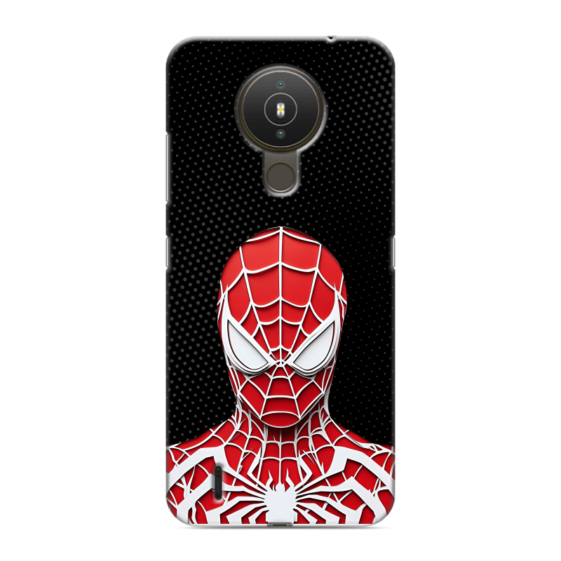 Силиконовый чехол на Nokia 1.4 с принтом человек паук spiderman Силиконовый чехол на Nokia 1.4 с принтом человек паук spiderman