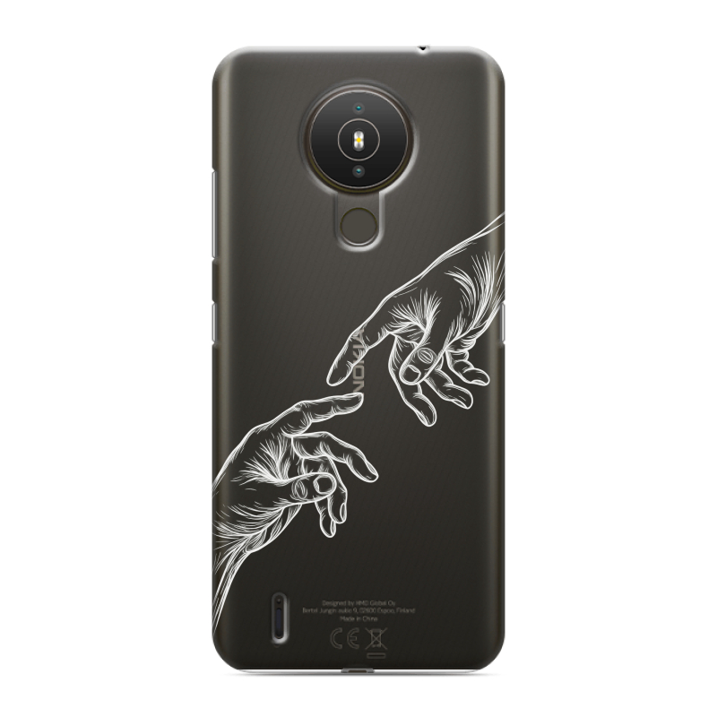 Силиконовый чехол на Nokia 1.4 с принтом Сотворение мира Силиконовый чехол на Nokia 1.4 с принтом Сотворение мира