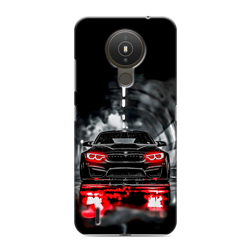 Силиконовый противоударный чехол на Nokia 1.4 с принтом BMW БМВ Силиконовый противоударный чехол на Nokia 1.4 с принтом BMW БМВ