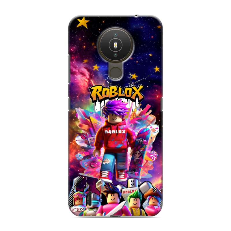 Силиконовый чехол на Nokia 1.4 с принтом Roblox Роблокс Силиконовый чехол на Nokia 1.4 с принтом Roblox Роблокс