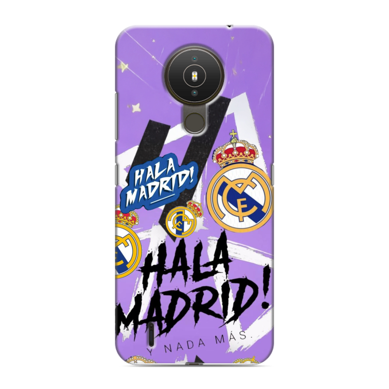 Силиконовый чехол на Nokia 1.4 с принтом Real Madrid Реал Мадрид Силиконовый чехол на Nokia 1.4 с принтом Real Madrid Реал Мадрид