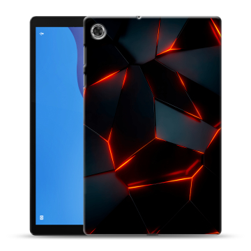 Силиконовый чехол на Lenovo Tab M10 HD Gen 2 с принтом Яркие абстракции