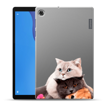 Силиконовый чехол на планшета Lenovo Tab M10 HD Gen 2 с принтом Кошки Силиконовый чехол на планшета Lenovo Tab M10 HD Gen 2 с принтом Кошки