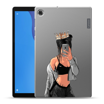 Силиконовый чехол на Lenovo Tab M10 HD Gen 2 с принтом Женские принты