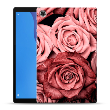 Силиконовый чехол на планшета Lenovo Tab M10 HD Gen 2 с принтом Цветы розы Силиконовый чехол на планшета Lenovo Tab M10 HD Gen 2 с принтом Цветы розы