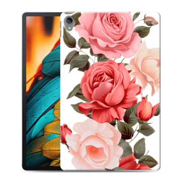 Силиконовый чехол на Lenovo Tab P11 с принтом Розы