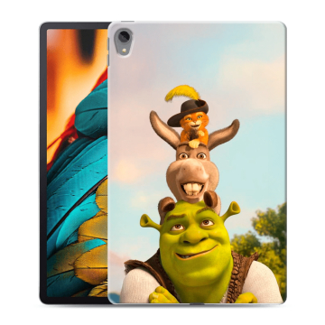 Силиконовый чехол на Lenovo Tab P11 с принтом Шрек Shrek