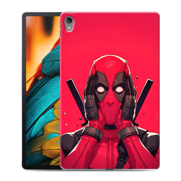 Силиконовый чехол на Lenovo Tab P11 с принтом Дедпул Deadpool
