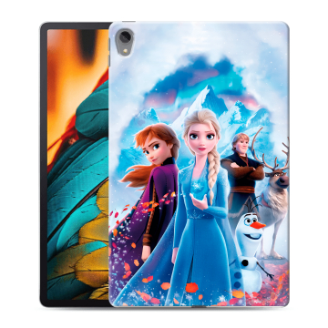 Силиконовый чехол на Lenovo Tab P11 с принтом Холодное сердце Frozen