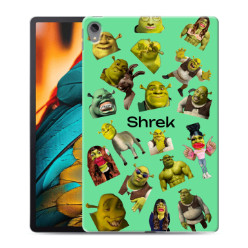 Силиконовый чехол на Lenovo Tab P11 с принтом Шрек Shrek