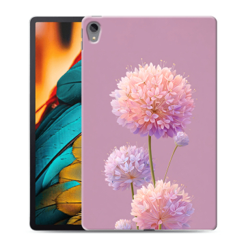 Силиконовый чехол на Lenovo Tab P11 с принтом Цветы