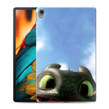 Силиконовый чехол на Lenovo Tab P11 с принтом Как приручить дракона