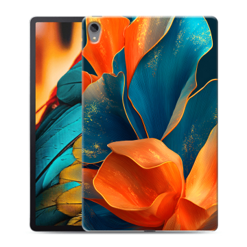Силиконовый чехол на Lenovo Tab P11 с принтом Цветы
